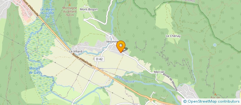 localisation de l'entreprise LE DURAMEN  FAVERGES-SEYTHENEX