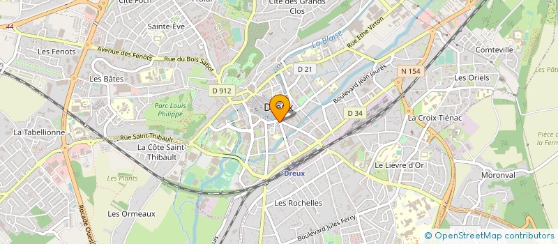 localisation de l'entreprise LE DUROCASSE à DREUX