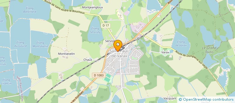 localisation de l'entreprise LE DUVERGER  SAINT-PAUL-DE-VARAX