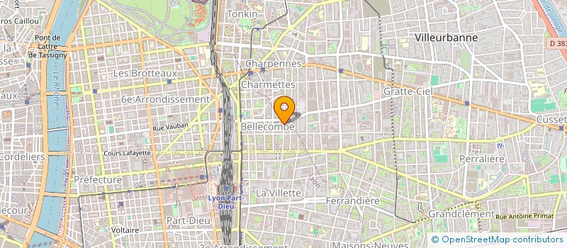localisation de l'entreprise LE DYNAMOSCOPE à LYON