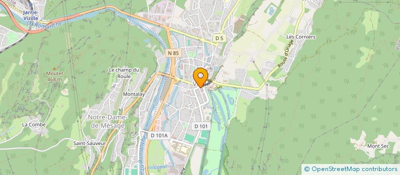 localisation de l'entreprise LE DZ  VIZILLE