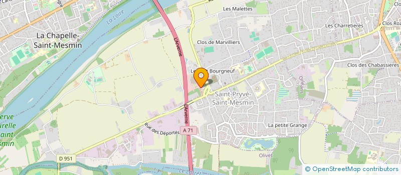 localisation de l'entreprise LE EIGHTIES  SAINT-PRYVE-SAINT-MESMIN