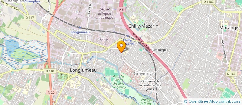 localisation de l'entreprise LE ET LE PERE ET FILLE à CHILLY-MAZARIN