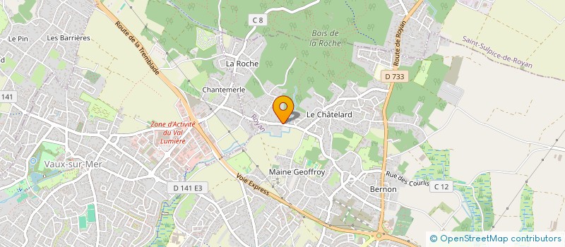 localisation de l'entreprise LE EUTY  ROYAN