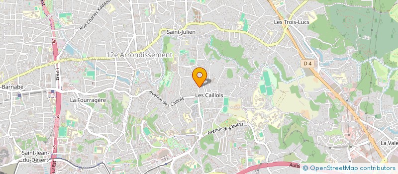 localisation de l'entreprise LE F'ART. FADET BUTINEUR  MARSEILLE