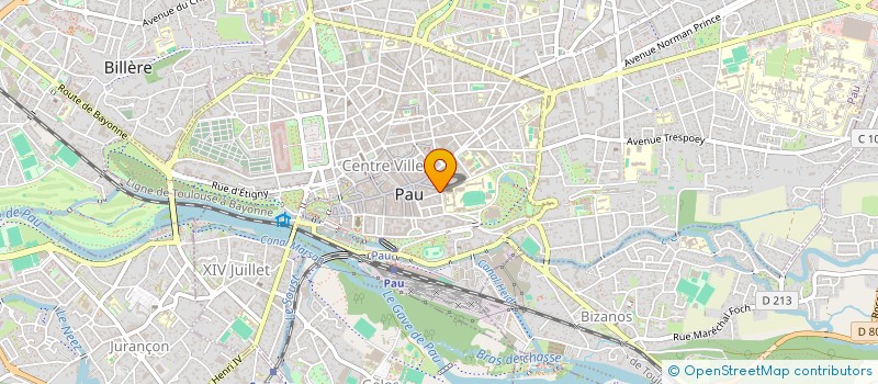 localisation de l'entreprise LE F4P à PAU