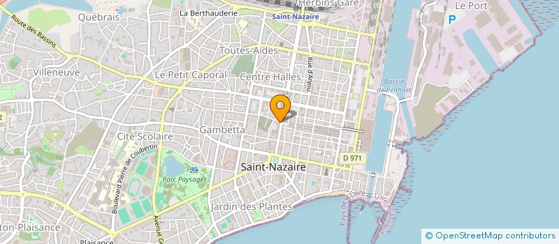 localisation de l'entreprise LE FAB à SAINT-NAZAIRE