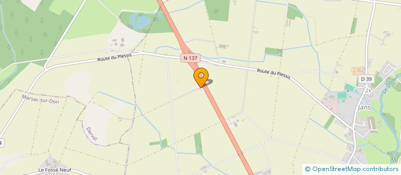 localisation de l'entreprise LE FABLAB DU DON  JANS