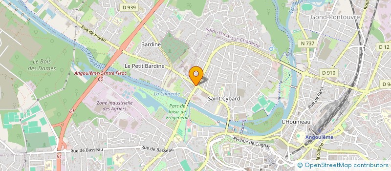 localisation de l'entreprise LE FABRICANT à ANGOULEME