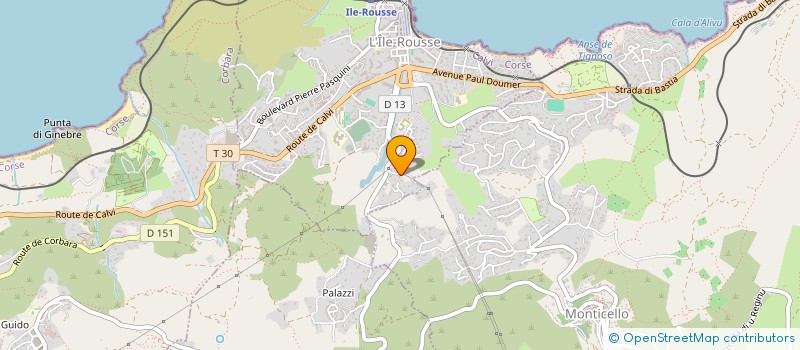 localisation de l'entreprise LE FABULEUX VOYAGE D UNE VALIDE A ROULETTES à L'ILE ROUSSE