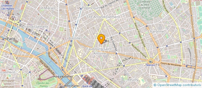 localisation de l'entreprise LE FACONNIER à PARIS