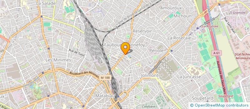localisation de l'entreprise LE FACONNIER DU RIDEAU à TOULOUSE