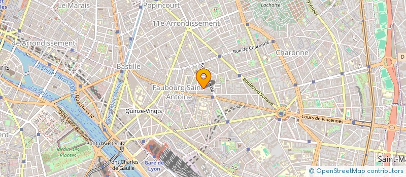 localisation de l'entreprise LE FACTEUR  PARIS