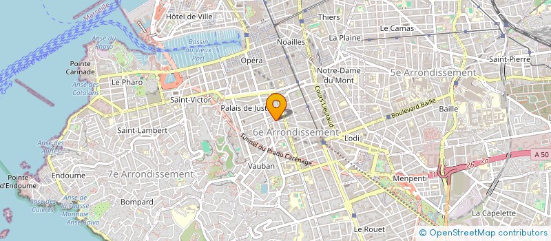 localisation de l'entreprise LE FACTOTUM à MARSEILLE