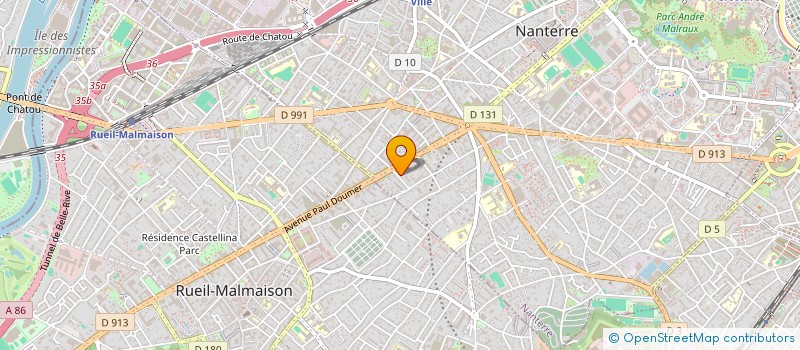 localisation de l'entreprise LE FADU  NANTERRE