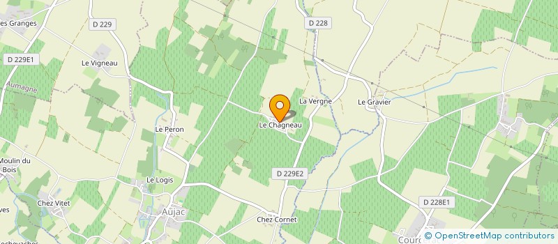 localisation de l'entreprise LE FAGNOUX à AUJAC