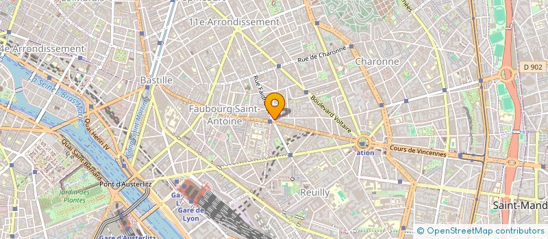 localisation de l'entreprise LE FAIDHERBE  PARIS