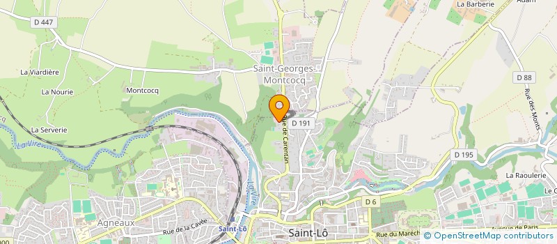 localisation de l'entreprise LE FAIR-PLAY  SAINT-LO