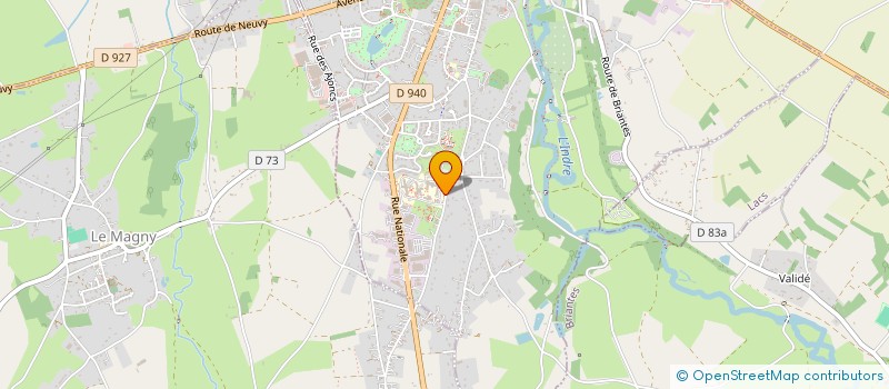 localisation de l'entreprise LE FAIRFROY à LA CHATRE