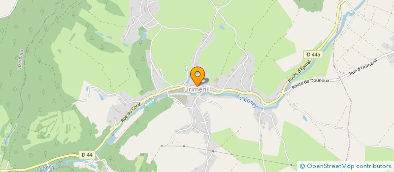 localisation de l'entreprise LE FAISAN  URIMENIL