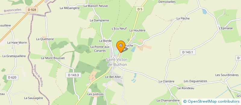 localisation de l'entreprise LE FAISAN à SAINT-VICTOR-DE-BUTHON