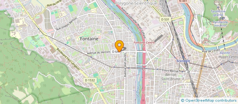 localisation de l'entreprise LE FAISCEAU à FONTAINE