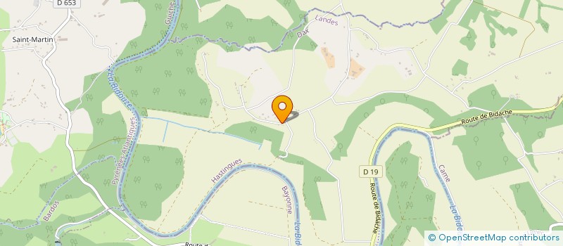 localisation de l'entreprise LE FAIT-TOUT ATELIERS D'ECO-PARTAGES  HASTINGUES