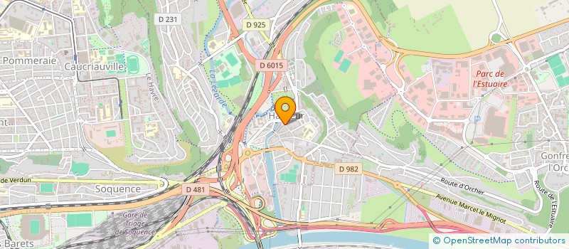 localisation de l'entreprise LE FAKIR à HARFLEUR