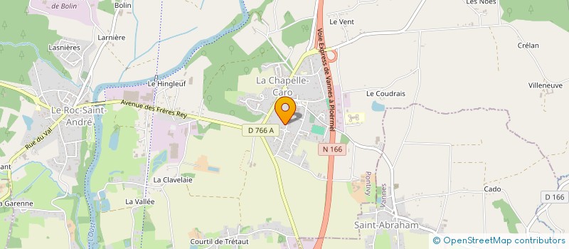 localisation de l'entreprise LE FALHER SARL  SERENT