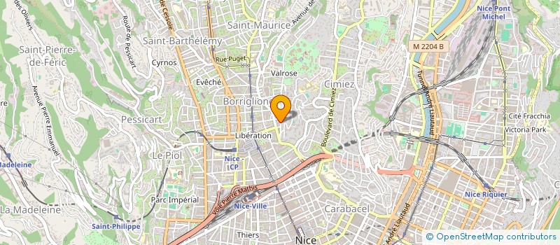 localisation de l'entreprise LE FALICON  NICE