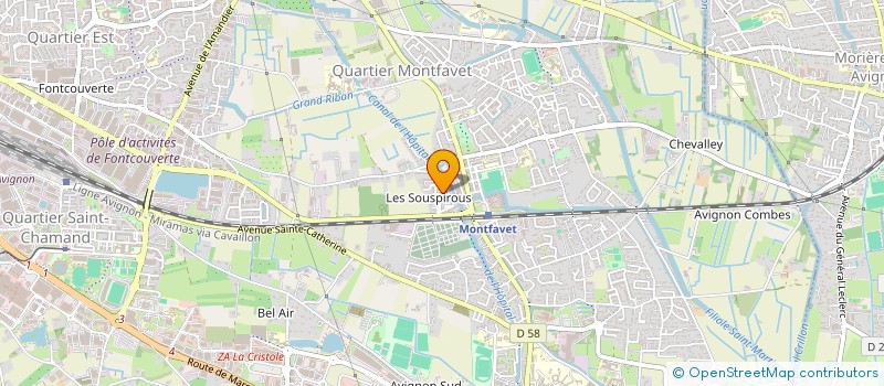 localisation de l'entreprise LE FAMEUX  AVIGNON