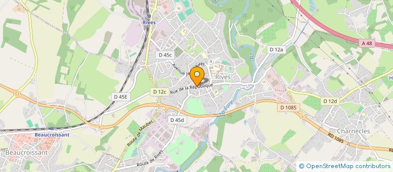 localisation de l'entreprise LE FAMILIAL  RIVES