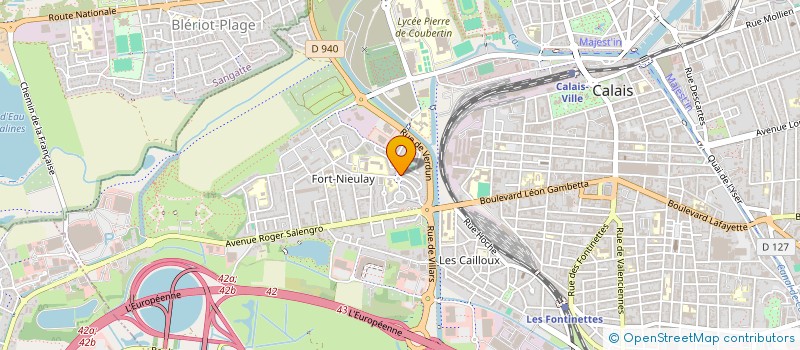 localisation de l'entreprise LE FAMILLY SHOW  CALAIS