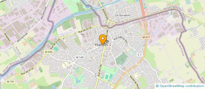 localisation de l'entreprise LE FAMILY à HALLUIN
