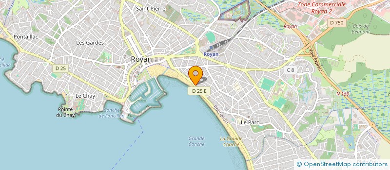 localisation de l'entreprise LE FAMILY à ROYAN