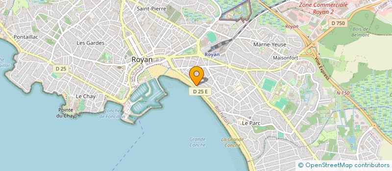 localisation de l'entreprise LE FAMILY IMMO  ROYAN