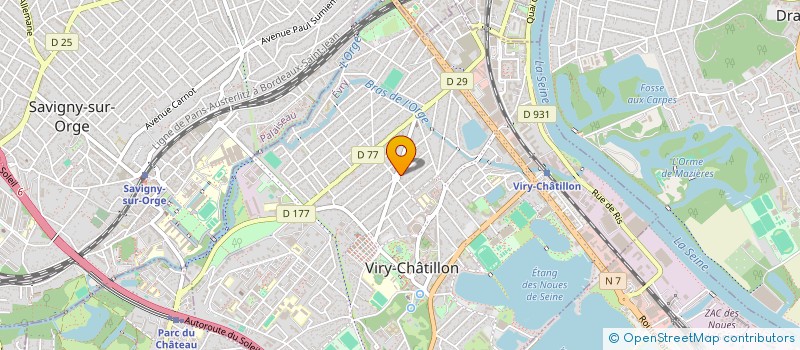 localisation de l'entreprise LE FAMOUS à VIRY-CHATILLON