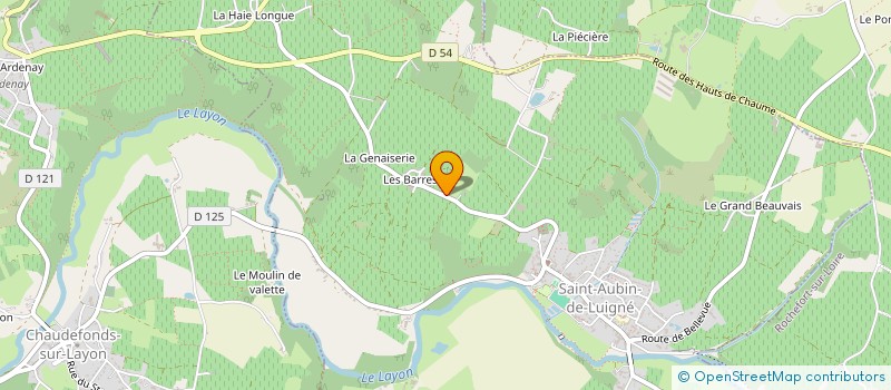 localisation de l'entreprise LE FANAL  VAL-DU-LAYON