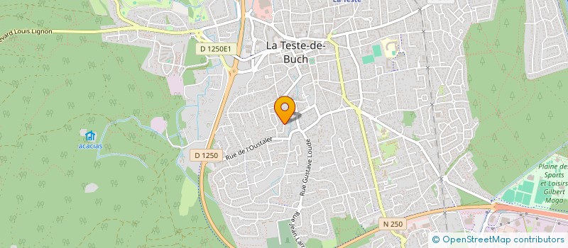 localisation de l'entreprise LE FANAL  LA TESTE-DE-BUCH