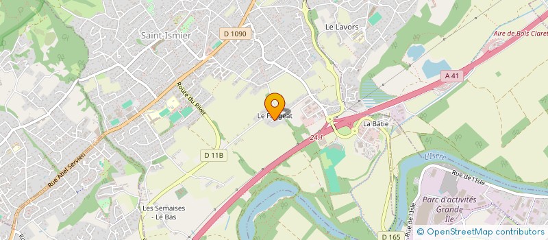 localisation de l'entreprise LE FANJAT à SAINT-ISMIER