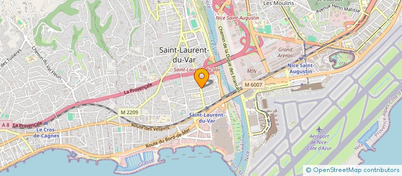 localisation de l'entreprise LE FAON à SAINT-LAURENT-DU-VAR