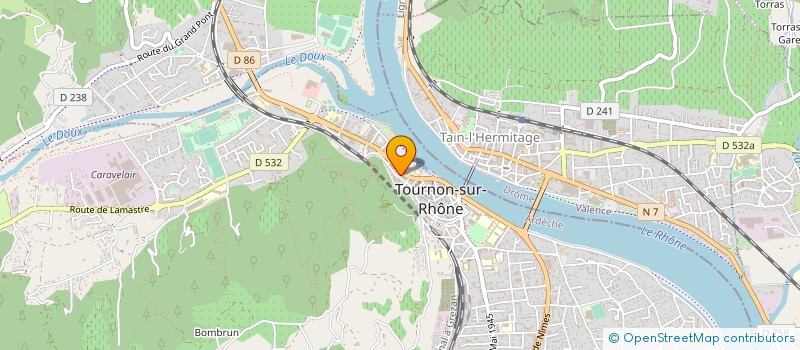 localisation de l'entreprise LE FARCONNET à TOURNON-SUR-RHONE
