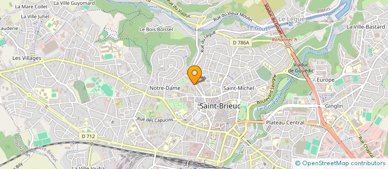 localisation de l'entreprise LE FARFADET à SAINT-BRIEUC