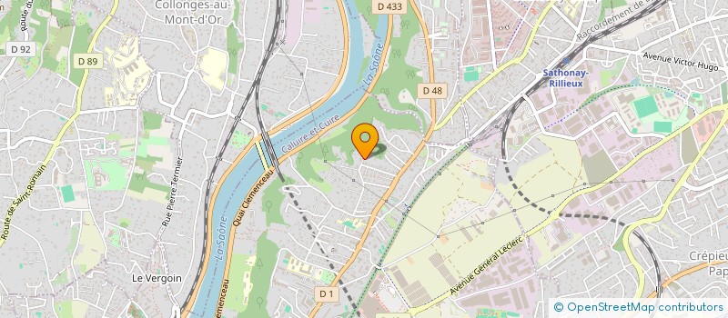 localisation de l'entreprise LE FARIGOULO IV  CALUIRE-ET-CUIRE