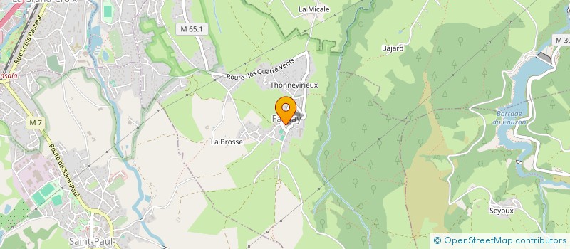 localisation de l'entreprise LE FARN'IENTE  FARNAY