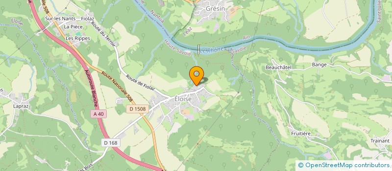 localisation de l'entreprise LE FARTORET SARL à ELOISE