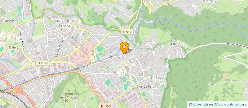 localisation de l'entreprise LE FASCILISTE  SAINT-ALBAN-LEYSSE