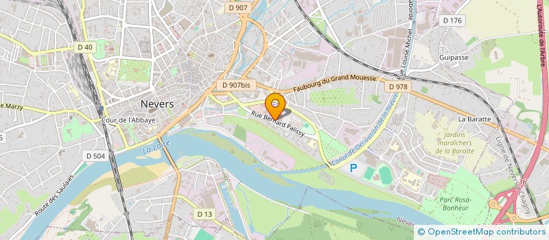 localisation de l'entreprise LE FASTE à NEVERS