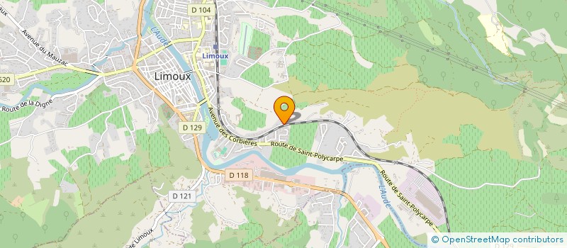 localisation de l'entreprise LE FAUBOURG  LIMOUX