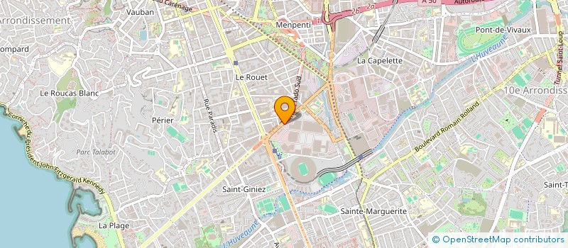 localisation de l'entreprise LE FAUBOURG à MARSEILLE